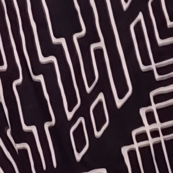 Pants Worthington clam diggers black and white with pattern -size 6- - Picture 5 of 6